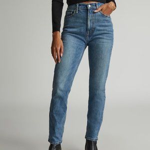 Everlane Original Cheeky Jean Worn-In Mid Blue Size 31 - Barely Worn